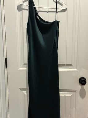 one shoulder formal dress
